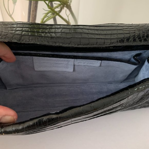 Nancy Gonzales crocodile clutch - Picture 5 of 6